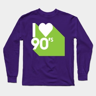 I Heart the 90's Long Sleeve T-Shirt